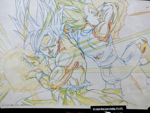 Dragon ball cel print goku - ball,