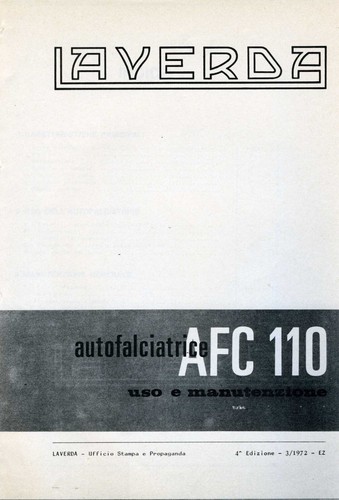 Autofalciatrice laverda afc - autofalciatrice,