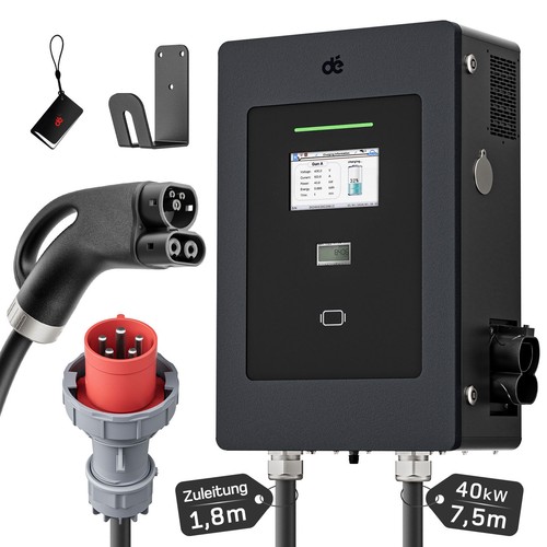Wallbox 40kw con - con, stazione