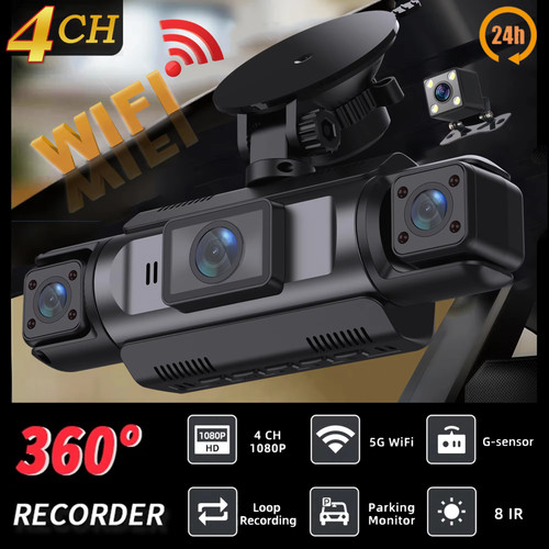 Dashcam wifi 4 telecamera - dashcam,