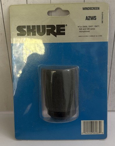 Parabrezza shure a2ws nero - shure,