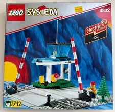 Lego Treni 4532 MANUALE LEVEL CROSSING Città 9V Ecc Condizioni dal 1996 Completo SCATOLA