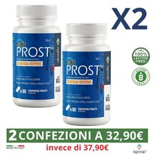 ACTIPROST  INTEGRATORE PROSTATA Serenoa Repens Saw Palmetto Pygeum  2 CONFEZIONI