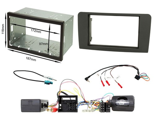 Mascherina kit autoradio - mascherina,