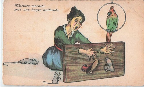 Cartolina italia fumetto - cartolina,