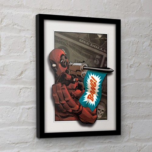 Quadro con cornice deadpool - cornice,