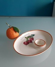 "GALIGATTI" Sesto Fiorentino,anni 60,Piatto vintage"Pinzimonio",Ceramica laccata