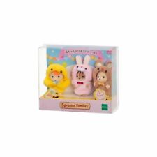 Sylvanian Families BABY TRIO COSTUME MASCOTTE Calico Critters importazione giapponese nuovo