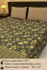 Lenzuolo con stampa floreale