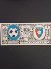 Figurina calcio dollari banca - calcio,