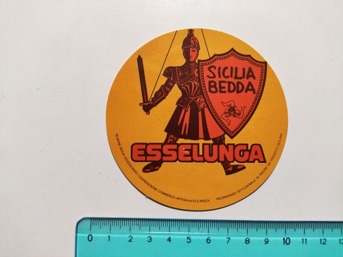 Adesivo esselunga sicilia - adesivo,