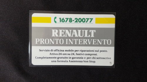 Schede telefoniche renault - schede,