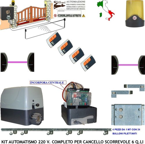 Cancello elettrico scorrevole - cancello,