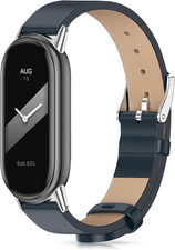 Cinturino in Pelle Compatibile Con Xiaomi Mi Band 10/9 / 8 Cinturini Di Ricambio