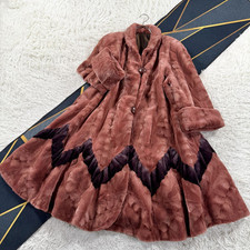 Cappotto lungo visone rasato