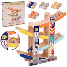 Pista Auto in Legno Rampa