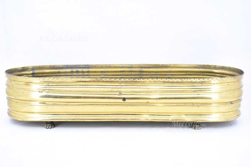 Vaso porta piante - piante, ottone