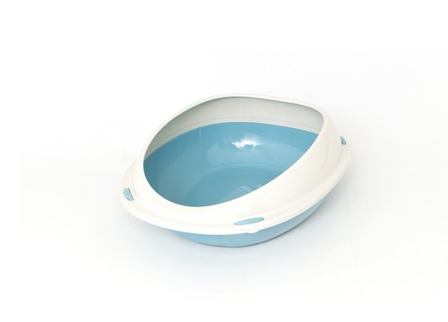 Lettiera ovale gatti toilette - lettiera,