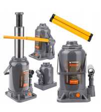 Cric Idraulico Per Auto a Bottiglia Crick Sollevatore Martinetto da 3 a 50 Ton