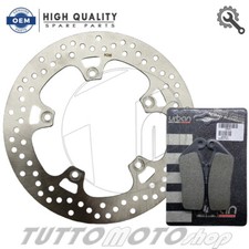 DISCO FRENO ANTERIORE + PASTIGLIE YAMAHA X-MAX 250 2010 2011 2012 2013 2014 2015