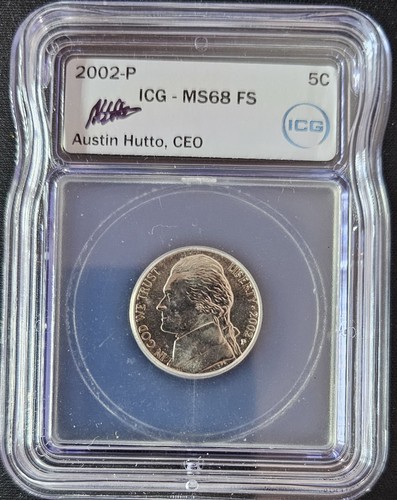 2002 jefferson nickel icg - 5c,