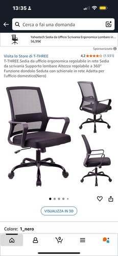 Sedia ufficio ergonomica - ufficio,