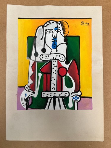 Pablo picasso disegno carta - picasso, su