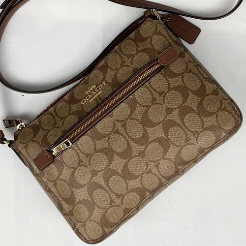 Borsa tracolla coach logo - a,