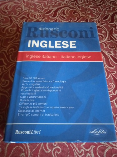 Inglese italiano dizionario - italiano,