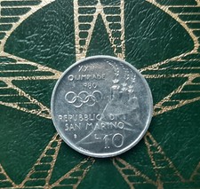 (£)      10 Lire 1980 (Olimpiadi-Equitazione) - REPUBBLICA DI SAN MARINO IN LIRE