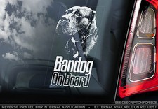 Bandog - Car Window Sticker -