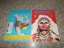 ALBUM INDIANS ED.CENTER TV ORIGINALE COMPLETO OTTIMO TIPO WEST EDIS PANINI 