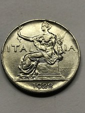 1922-R Italy 1 Lire XF+ #12379