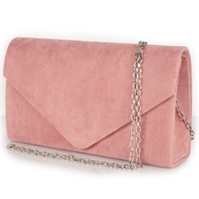 Pochette rosa cipria da donna