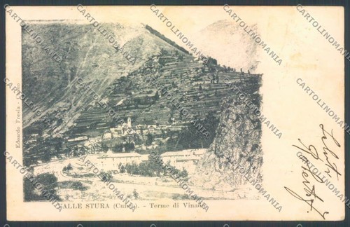 Cuneo vinadio cartolina zb2418 - cuneo,