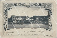 bn586 cartolina sestri levante grand hotel jensh provincia di genova 1903