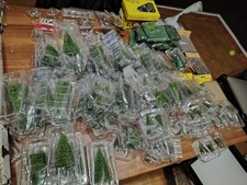lotto alberi h0, amteriale per il plastico, personaggi e animali
