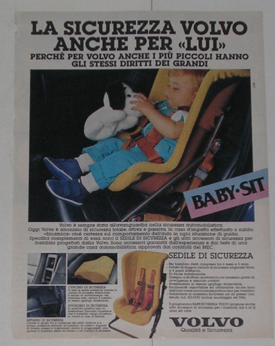 Advert pubblicità 1985 volvo - advert,