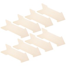  8 frecce in legno grezzo