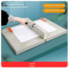 Piegatrice per Carta A3/A4, Pieghevole Foto Manuale e Pressa Bordi