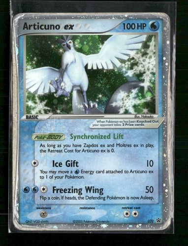 Nintendo promos articuno - articuno, ex