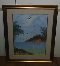 QUADRO PAESAGGIO MARE VINTAGE