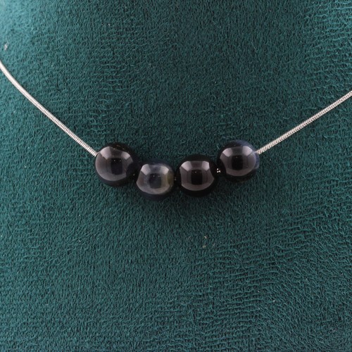 Collana perle occhio di - collana, 4