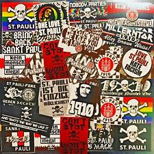 100 x St Pauli Adesivi Ispirati da Flag Adesivi FCSP Sankt Millerntor 