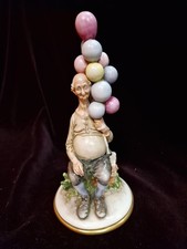  Giuseppe Cappè originale, porcellana Capodimonte " PALLONCINI"
