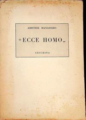 Ecce homo storia del - homo:,