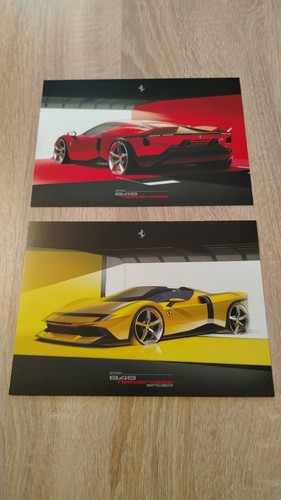 Cartoline litografie ferrari - cartoline,