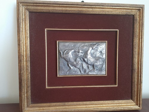 Quadro bassorilievo argento - quadro,