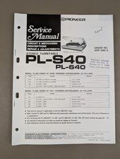 Pioneer PL-S40, PL-640