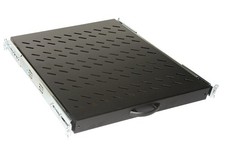 RIPIANO UNIVERSALE PER ARMADIO RACK 19" ESTRAIBILE SU BINARI TELESCOPICI 1 UNITA